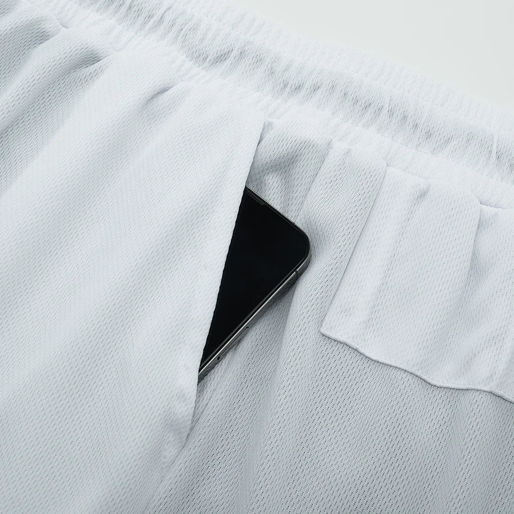 Gym Sports Shorts Two-in-one Mens Shorts Breathable Quick-drying Casual Double-layer Shorts